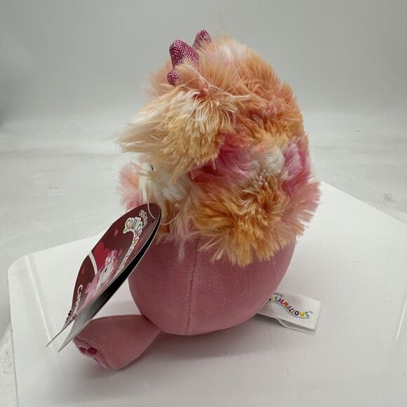 Squishmallows - Caparinne the Pink Bigfoot w/ Heart Headband - 5” Plush - New - Picture 2 of 6